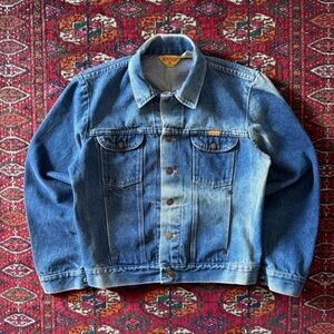 Rustler vintage 1970s  Classic Blue Denim Jacket